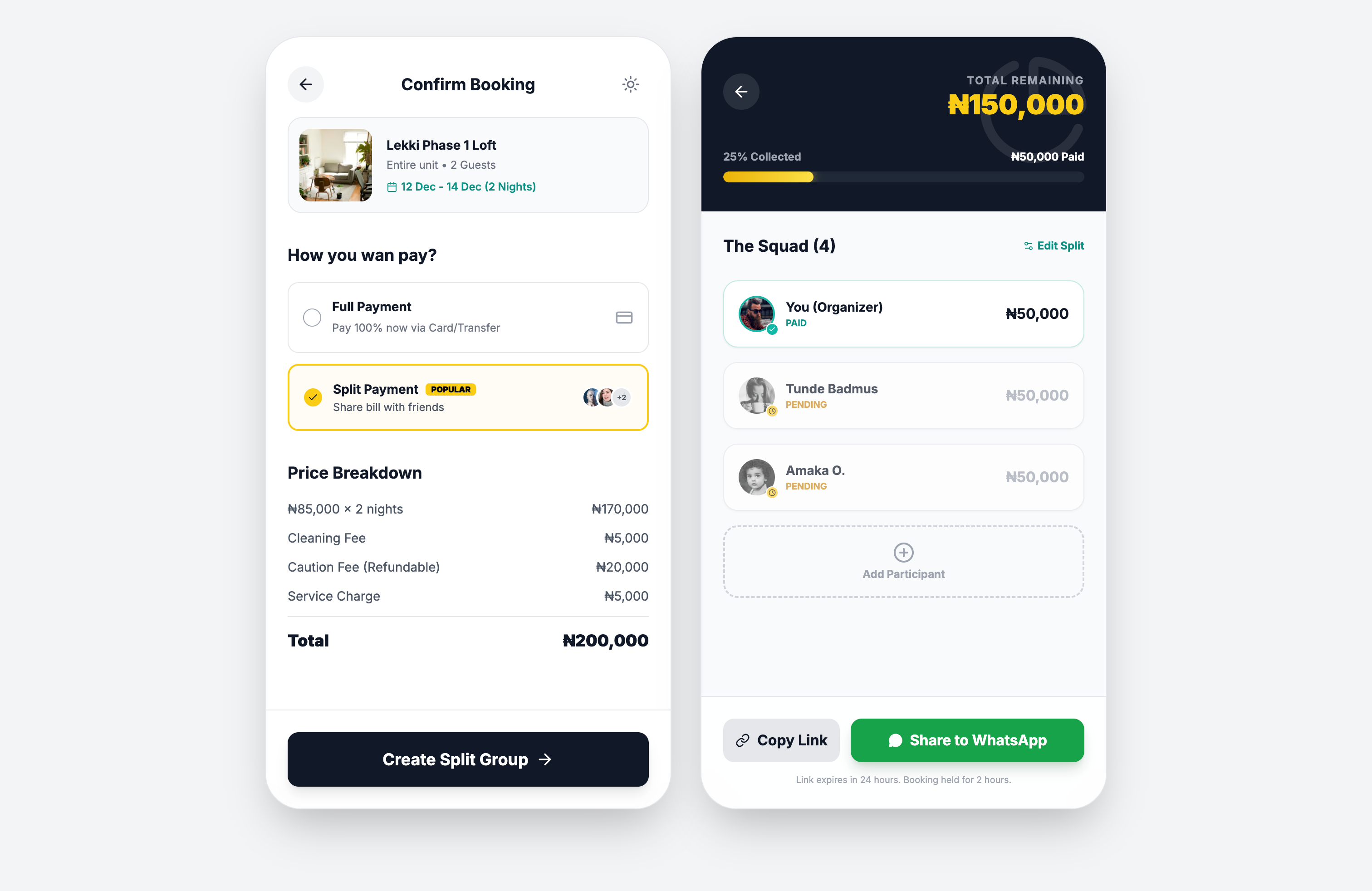 Payment Screen Light